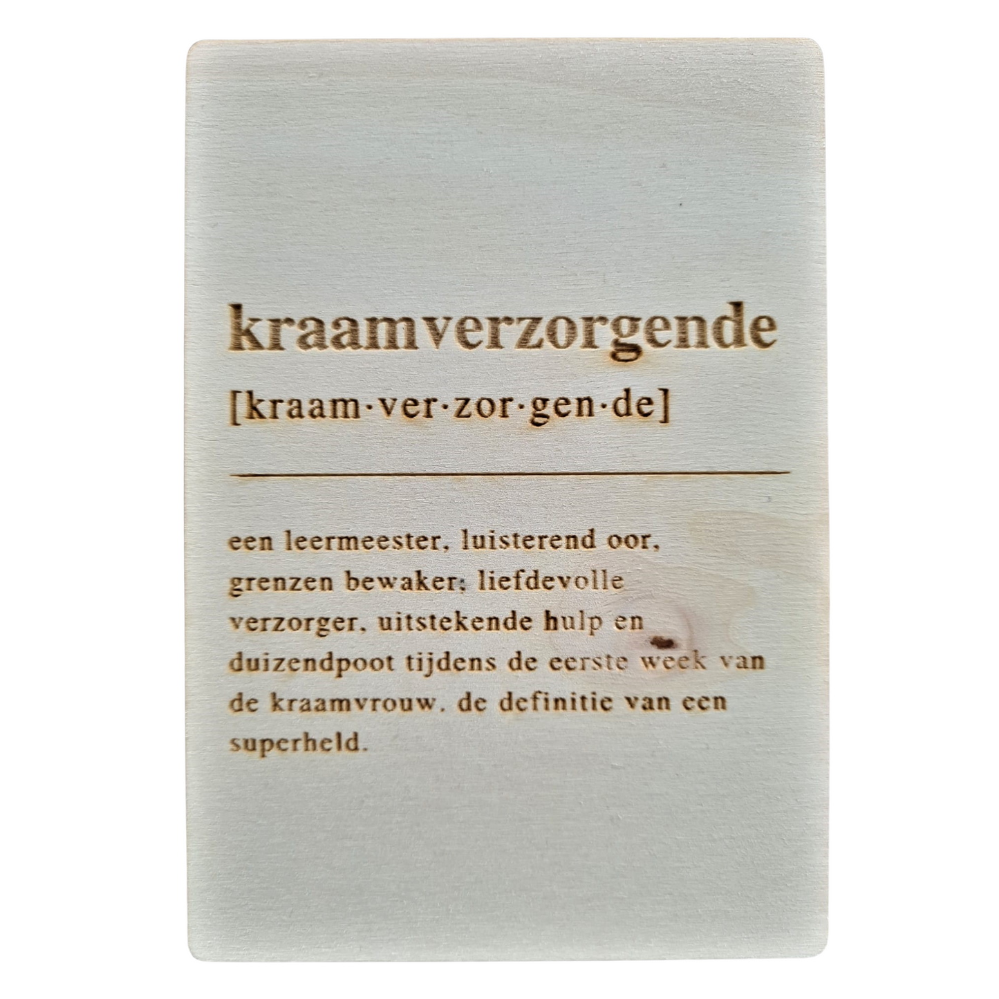 Bedankje Kraamzorg