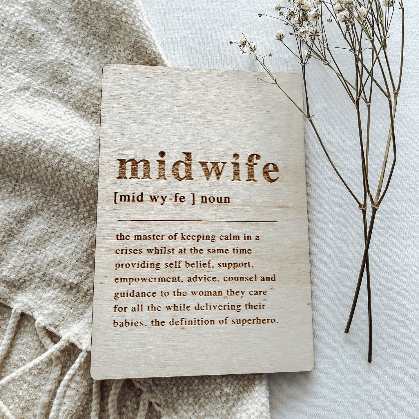 Bedankje Midwife