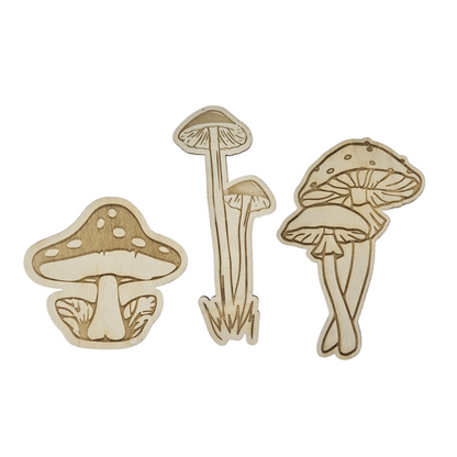 Muurdecoratie - Paddenstoelen